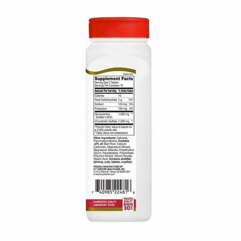 21st Century, Triple Strength Glucosamine Chondroitin, 150 Tabs
