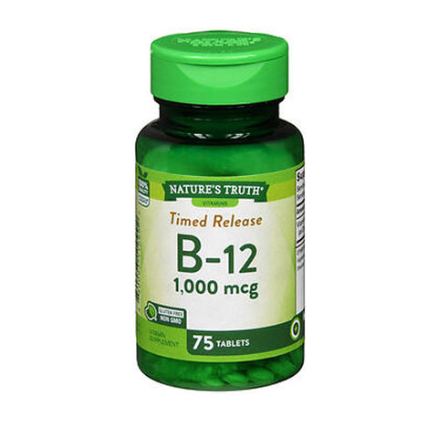 Nature's Truth, B12 Vitamin, 1000 mcg, 75 Tabs