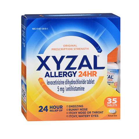Xyzal, Allergy 24 Hr Tablets, 35 Tabs