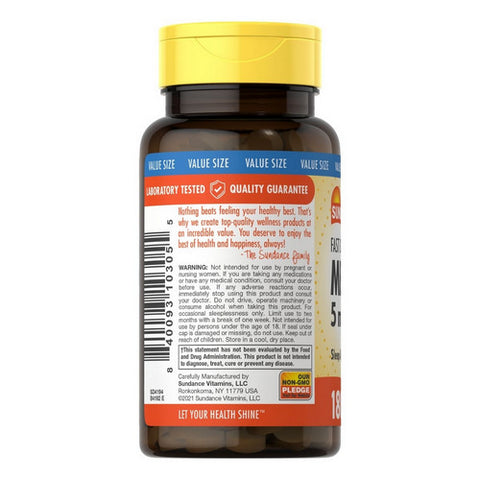 Sundance, Ultra Melatonin Fast Dissolve Tablets, 5 mg, 180 Tabs