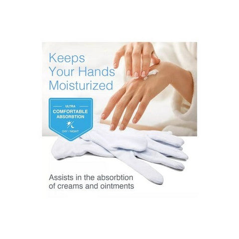 Cara, Dermatological Cotton Gloves Xtra Large, 1 Pair