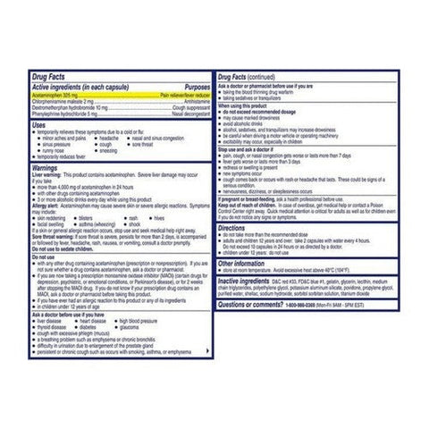 Alka-Seltzer, Plus Cold And Cough Powermax Gels, 16 Count
