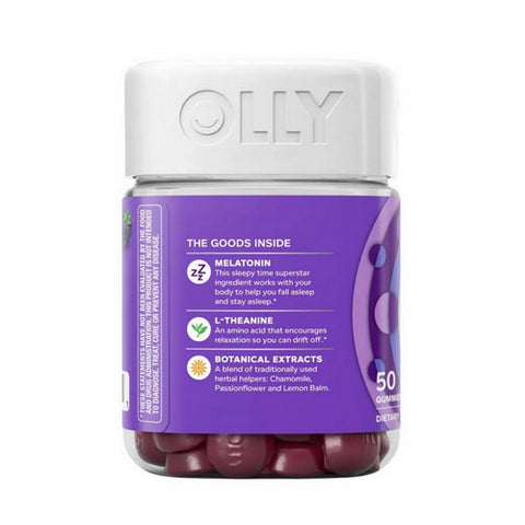 Olly, Restful Sleep Blueberry Zen, 0, 50 Gummies
