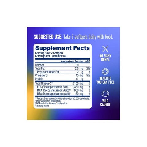 Ocean Blue, Omega-3, 2100 Mg, 120 Softgels