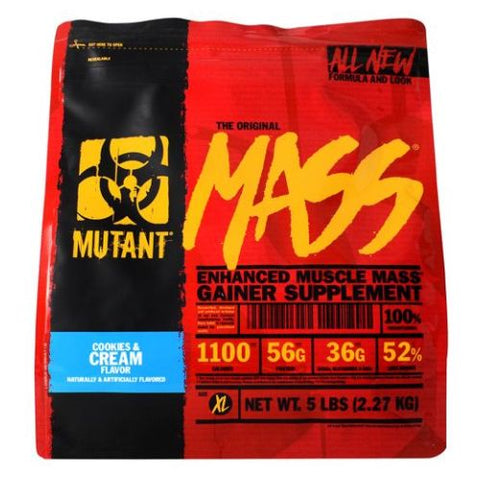 Mutant, Mutant Mass, Cookies & Cream 5 lbs