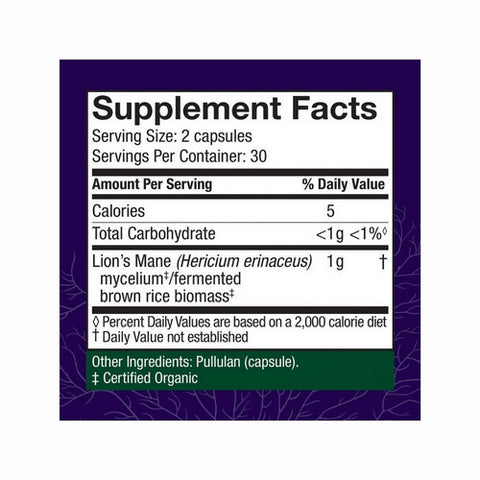 Host Defense, Lion's Mane Capsules, 60 Cap