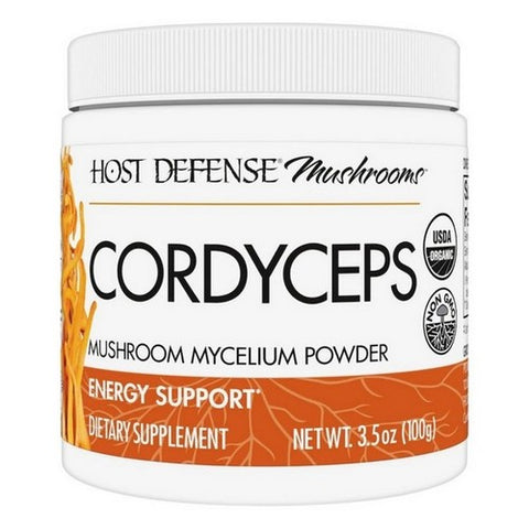Host Defense, Cordyceps Mushroom Mycelium Powder, 100 G