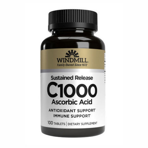 Windmill Health, Vitamin C Sustained Release, 1000mg, 100 Tabs