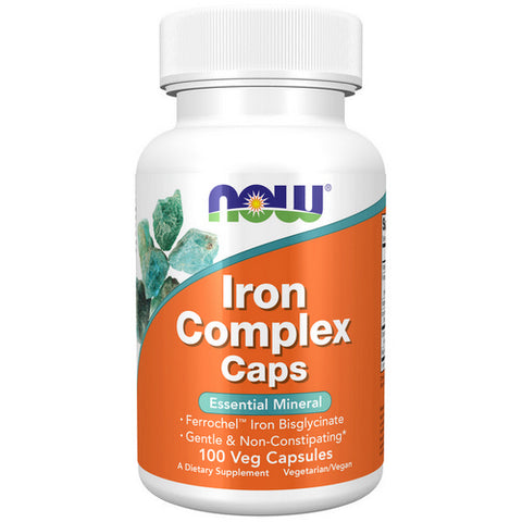 Now Foods, Iron Complex Caps, 100 Veg Caps