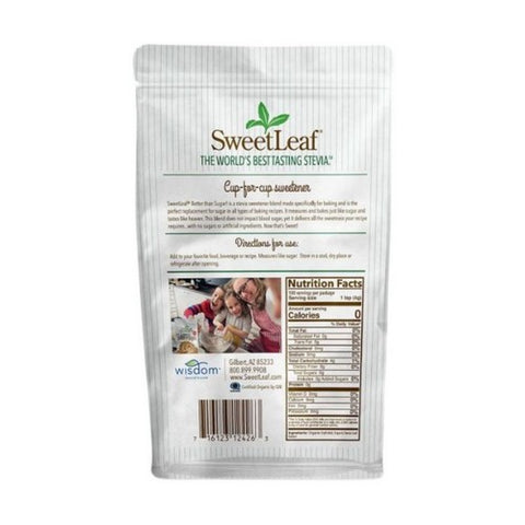 Sweetleaf Stevia, Organic Stevia Baking Granular Sweetener, 14 Oz