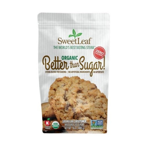 Sweetleaf Stevia, Organic Stevia Baking Granular Sweetener, 14 Oz