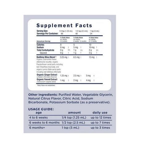 Mommys bliss, Nighttime Gripe Water 1 Month Plus, 4 Oz