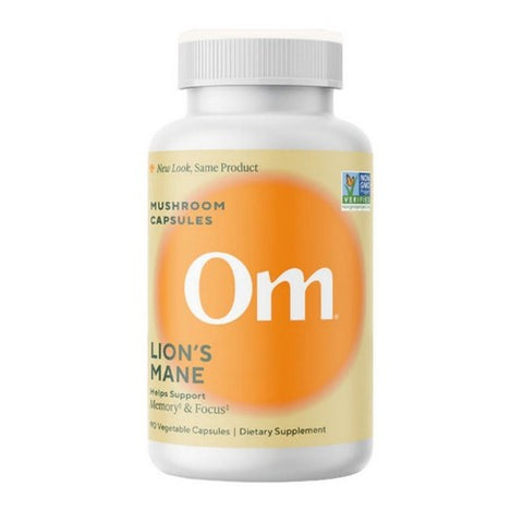 Om Mushrooms, Lion's Mane, 90 Veg Caps
