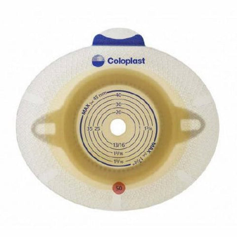 Coloplast, Ostomy Barrier Sensura  Flex Trim to Fit, Standard Wear Double Layer Adhesive 3-1/2 Inch Flange 3/8, Box Of 5