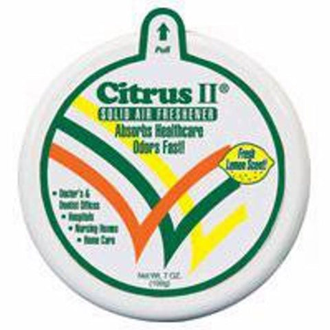 Citrus Li, Air Freshener Citrus II  Oil Based Solid 8 oz. NonSterile Box Fresh Lemon Scent, 8 Oz