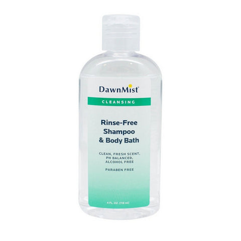 Donovan, Rinse-Free Shampoo and Body Wash DawnMist  4 oz. Flip Top Bottle Scented, Count of 96