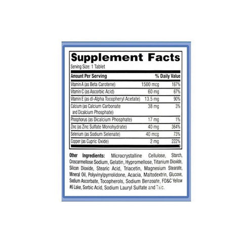 Major Pharmaceuticals, Prosight Vitamin And Mineral, 120 Tabs