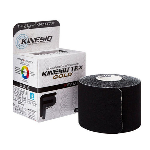 Fabrication Enterprises, Kinesiology Tape Black 2 Inch X 5-1/2 Yard Cotton NonSterile 24-4916, Count of 1