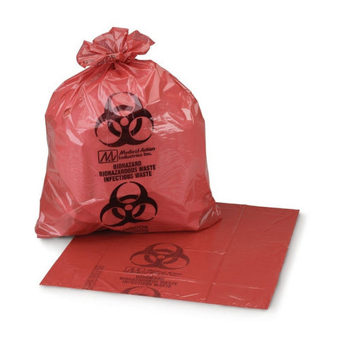 McKesson, Infectious Waste Bag McKesson 1 - 6 gal. Red 11 X 14 Inch, Count of 500