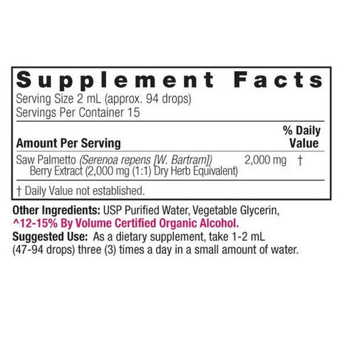 Nature's Answer, Saw Palmetto Berry, Extract 1 FL Oz