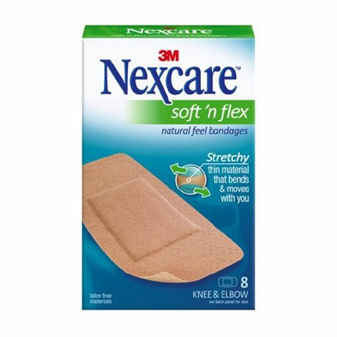 3M, Adhesive Strip Nexcare Soft 'N Flex 2 X 4 Inch Fabric Rectangle Tan Sterile, Case Of 24