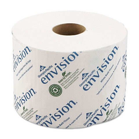 Georgia Pacific, Toilet Tissue envision  White 2-Ply Standard Size Cored Roll 1000 Sheets 3-9/10 X 4 Inch, Count of 48