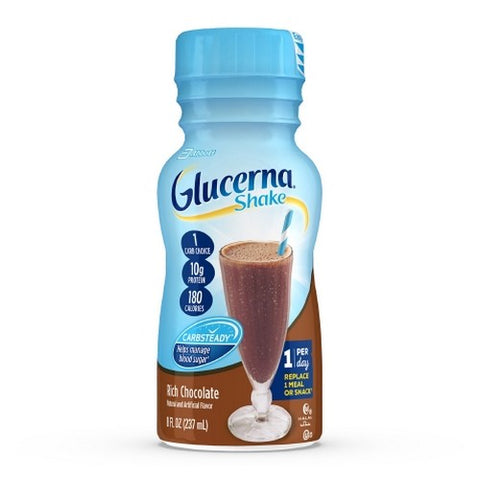 Glucerna, Shake Oral Supplement Rich Chocolate Flavor, Pack Of 6