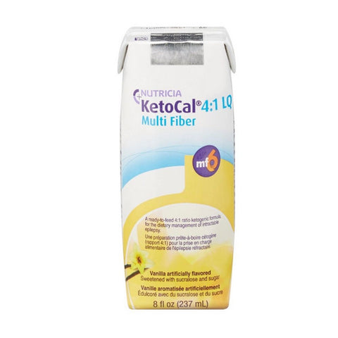 Nutricia North America, Oral Supplement KetoCal  4:1 Vanilla Flavor 8 oz. Container Carton Ready to Use, Count of 27