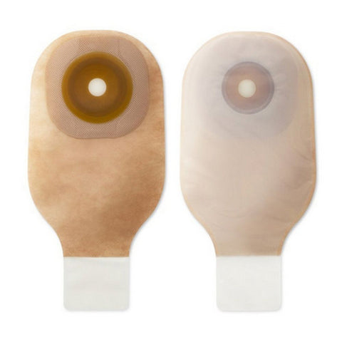Hollister, Colostomy Pouch One-Piece System 12 Inch Length Flat 8633, Box Of 10