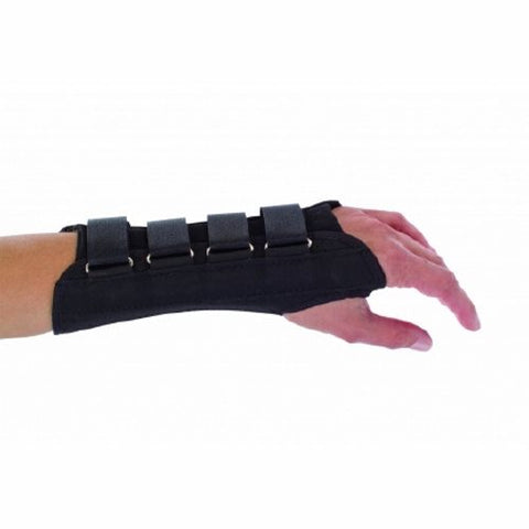 DJO, Wrist Splint PROCARE  Contoured Cotton / Flannel Right Hand Black Small, Count of 1
