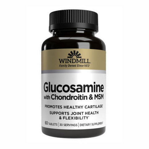 Windmill Health, Glucosamine with Chondrotin & MSM, 60 Tabs