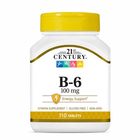21st Century, Vitamin B-6, 100mg, 110 Tabs