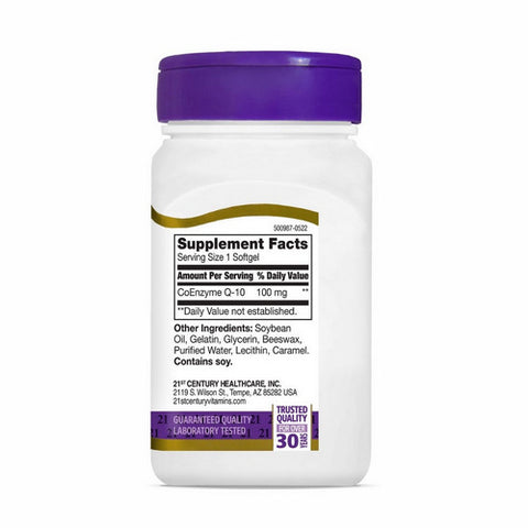 21st Century, CoQ 10, 100 mg, 90 Softgels