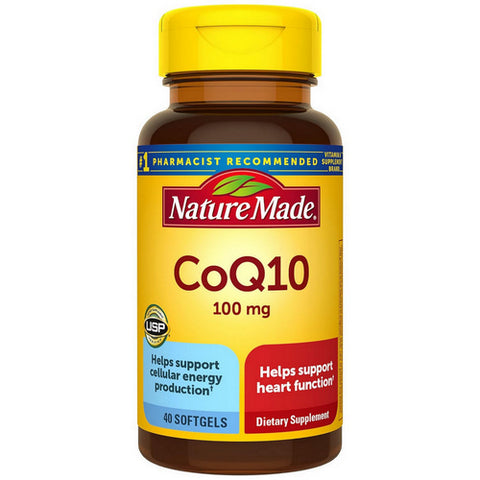 Nature Made, CoQ 10, 100 mg, 40 Liquid Softgels