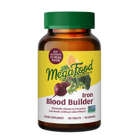 MegaFood, Blood Builder Iron, 180 Tabs