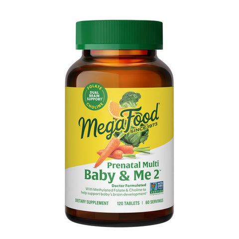 MegaFood, Baby And Me 2 Prenatal Multi, 120 Tabs