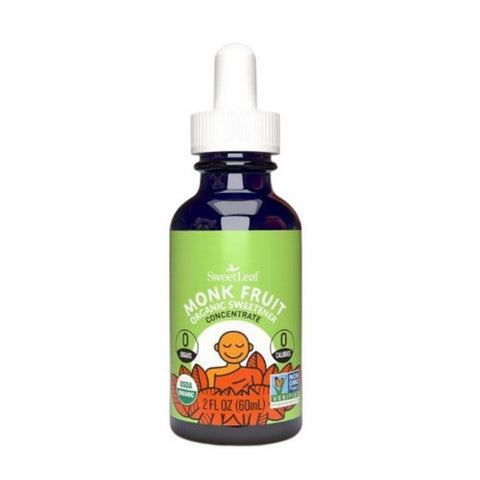 Sweetleaf Stevia, Organic Monk Fruit Sweetener Concentrate Unflavored, 2 Oz