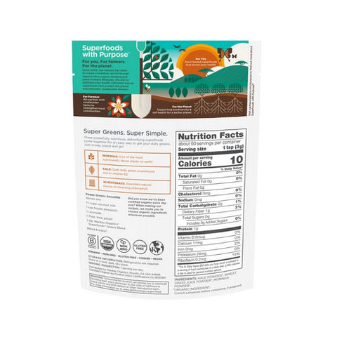 Navitas Organics, Organic Superfood Greens Blend, 6.3 Oz