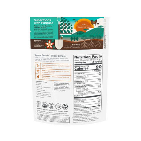 Navitas Organics, Organic Superfood Berry Blend, 5.3 Oz
