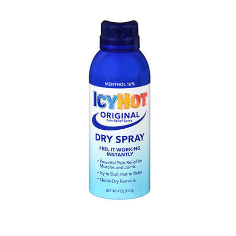 Icy Hot, Icy Hot Dry Spray, 4 Oz