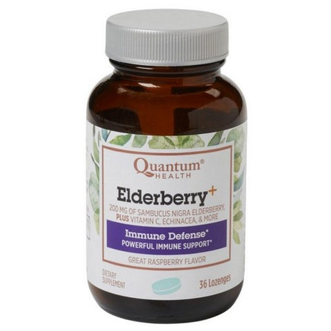 Quantum Health, Elderberry+ Lozenges, 36 Lozenges