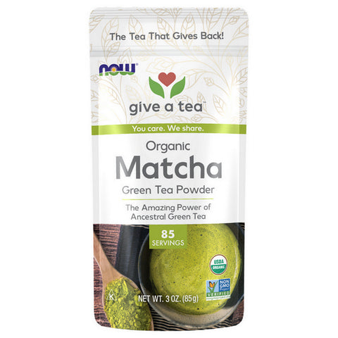 Now Foods, Organic Matcha Green Tea Powder, 3 Oz