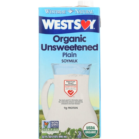 Soymilk Unswt Org Case of 12 X 32 Oz by Westsoy