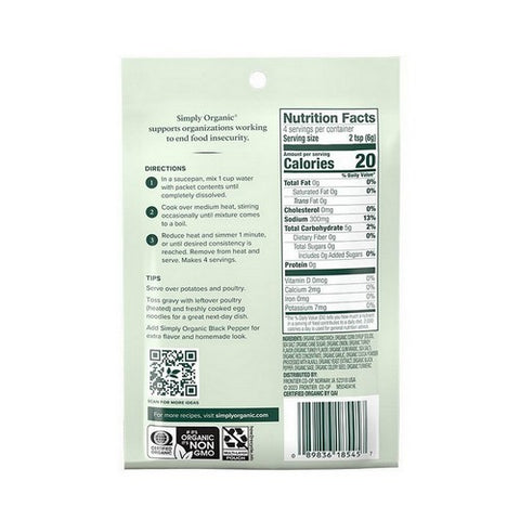 Simply Organic, Turkey Flavored Gravy Mix, 0.85 Oz(Case Of 12)