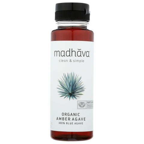 Madhava Honey, Agave Nectar Amber Org, 11.75 Oz(Case Of 6)