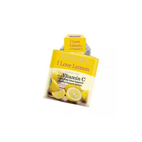 Bigelow, I Love Lemon Herbal Tea, 1.28 Oz (Case of 6)