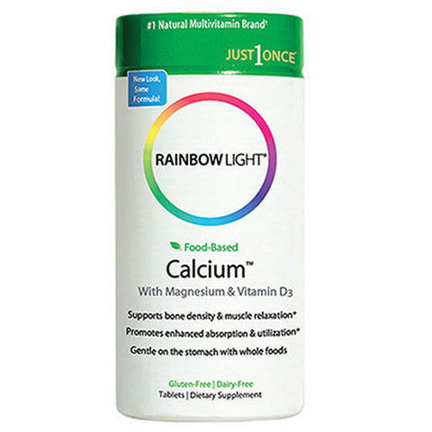 Rainbow Light, Calcium Real Food Nutrients (Food-Based Calcium), 500 mg, 90 Tabs