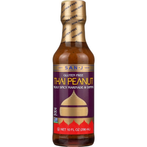 Sauce Thai Peanut Gf Case of 6 X 10 Oz by San J