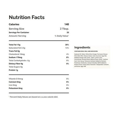 Cardini, Drssng Caesar Orgnl, 20 Oz(Case Of 6)