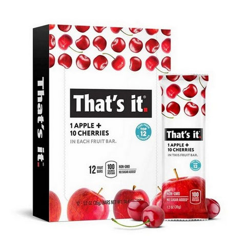That's It, Apple & Cherry Fruit Bar, 1.2 Oz(Case Of 12)